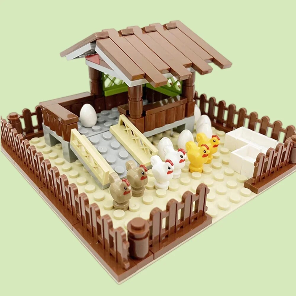 Urban Farming For Kids - Nowy model kurnika MOC z klocków