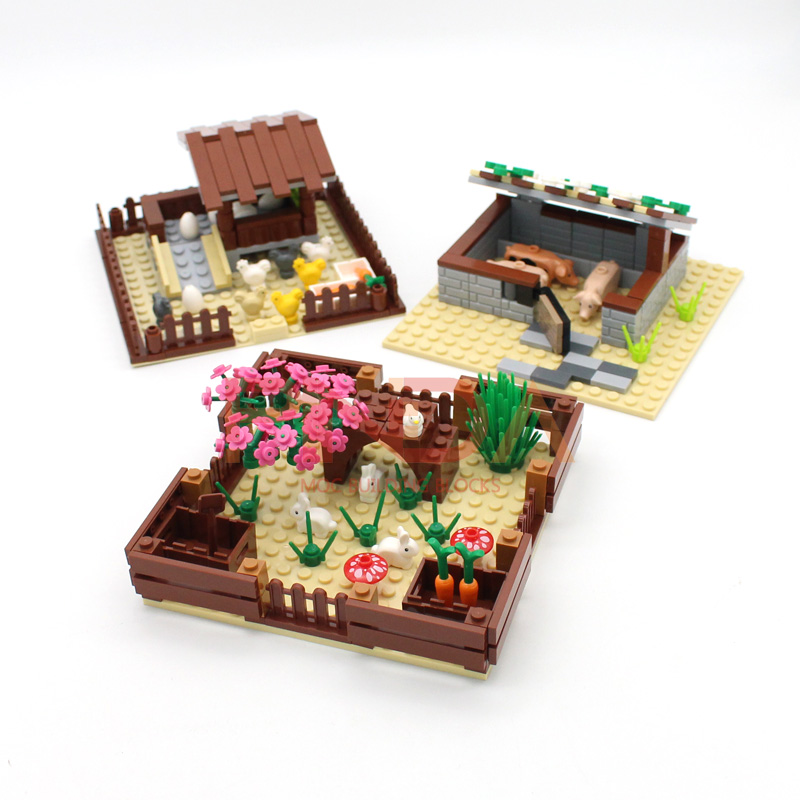 Urban Farming For Kids - Klocki konstrukcyjne MOC Urban Farm dla