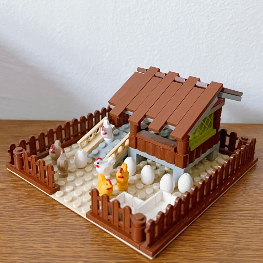 Nowy model kurnika MOC z klock – Urban Farming For Kids recenzja i cena