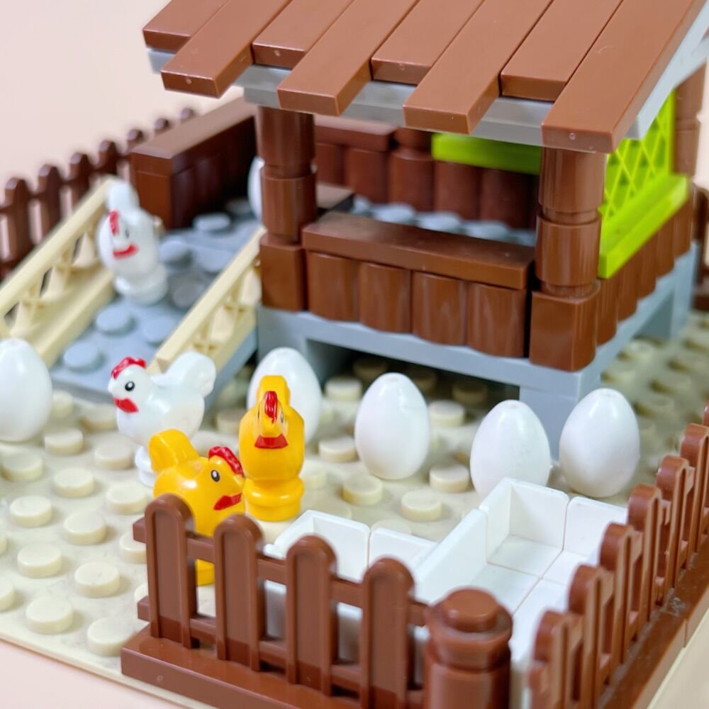 Nowy model kurnika MOC z klock – Urban Farming For Kids recenzja i cena